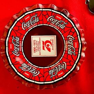 75th anniversary Coca-Cola ashtray